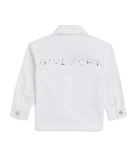 givenchy jean jacket kids|girls Givenchy tops on sale.